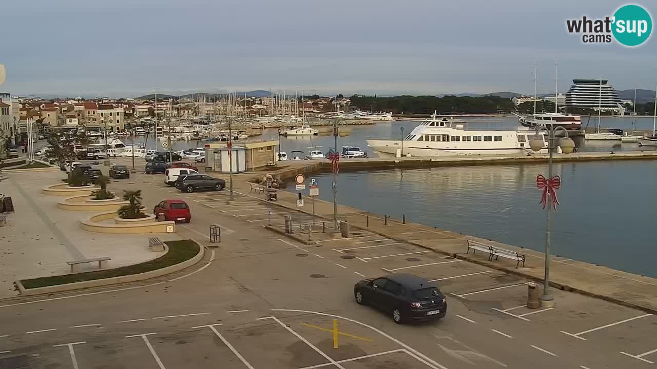 Vodice Live webcam – marina and  seafront