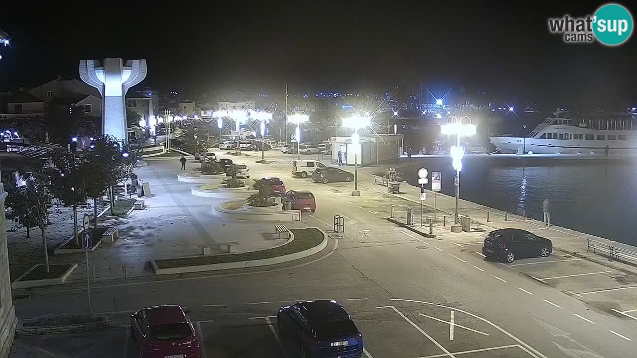 Vodice webcam – marina i meer