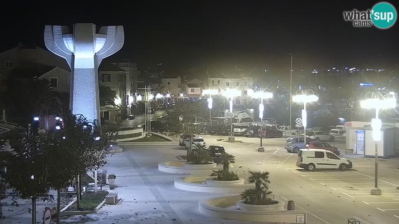 Vodice webcam live – front de mer