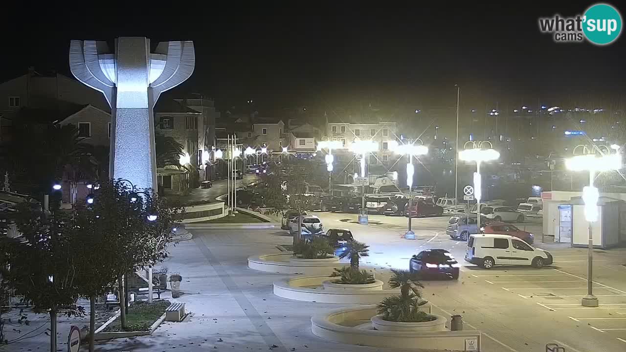 Vodice webcam live – front de mer