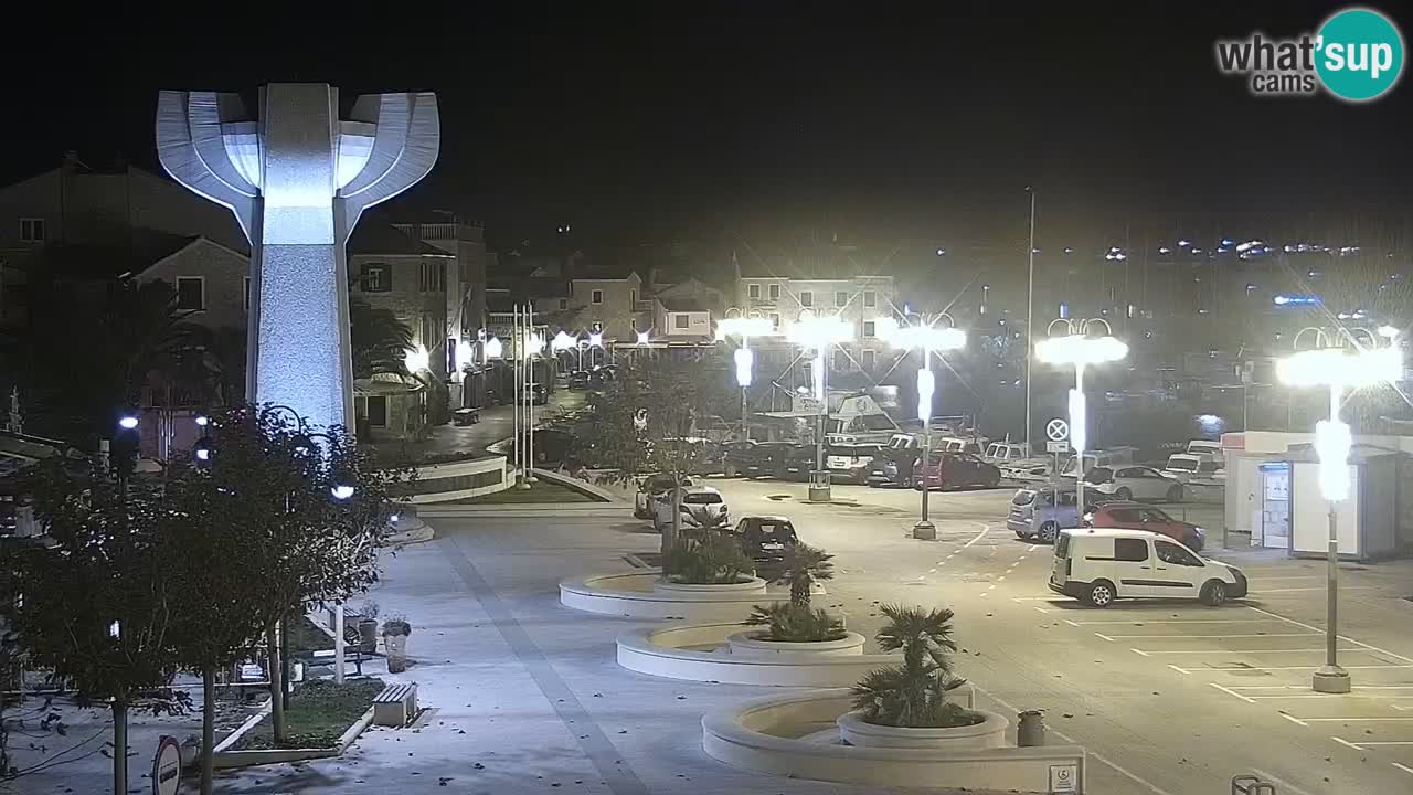 Vodice webcam live – front de mer