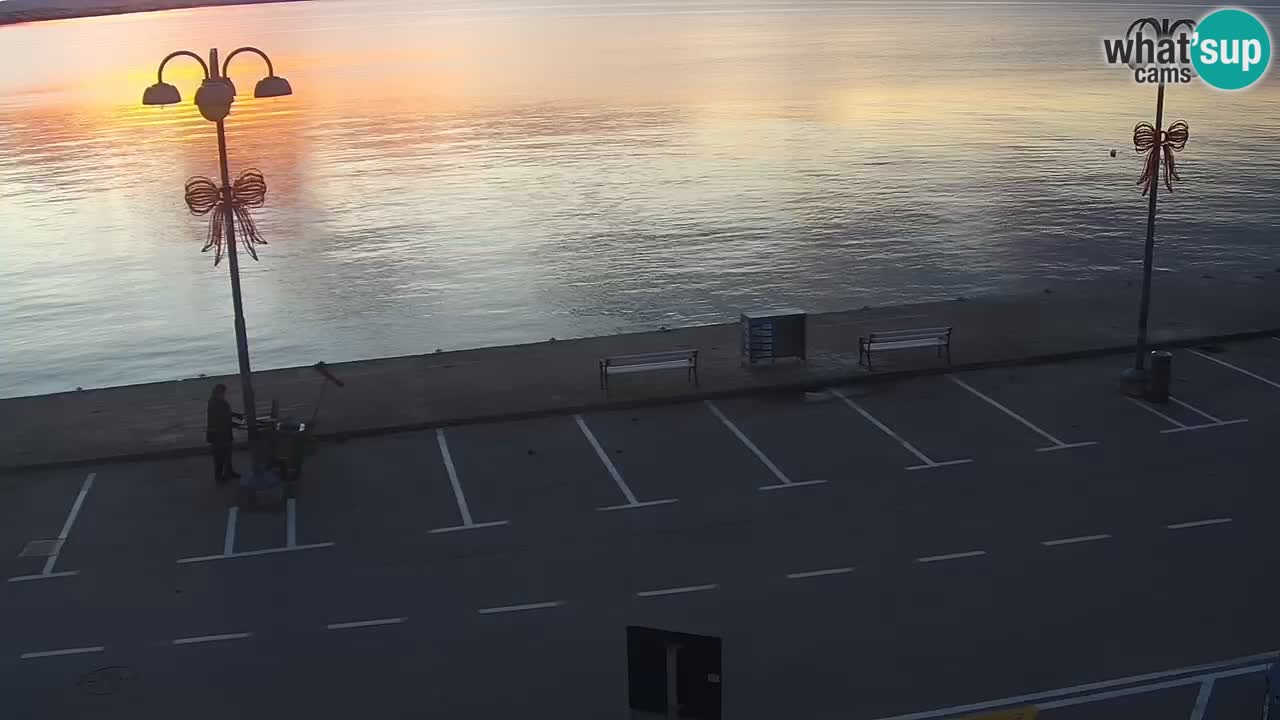 Vodice web kamera – marina i riva