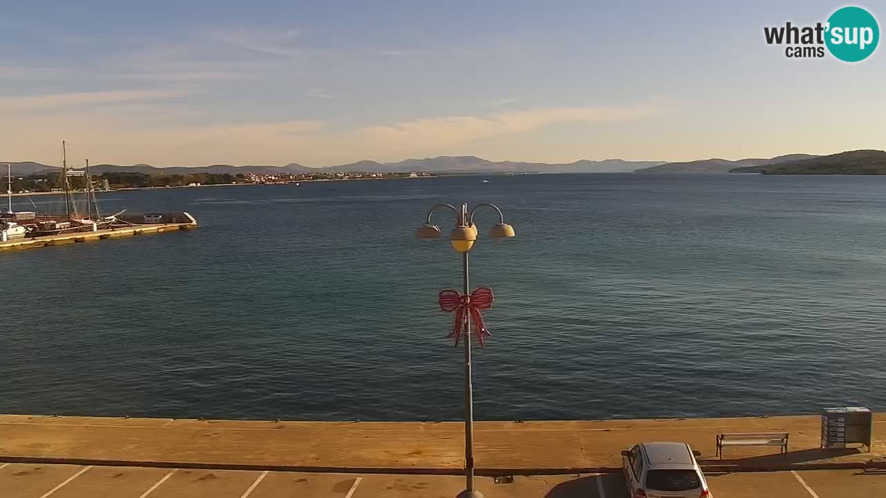 Vodice Live webcam – marina and  seafront