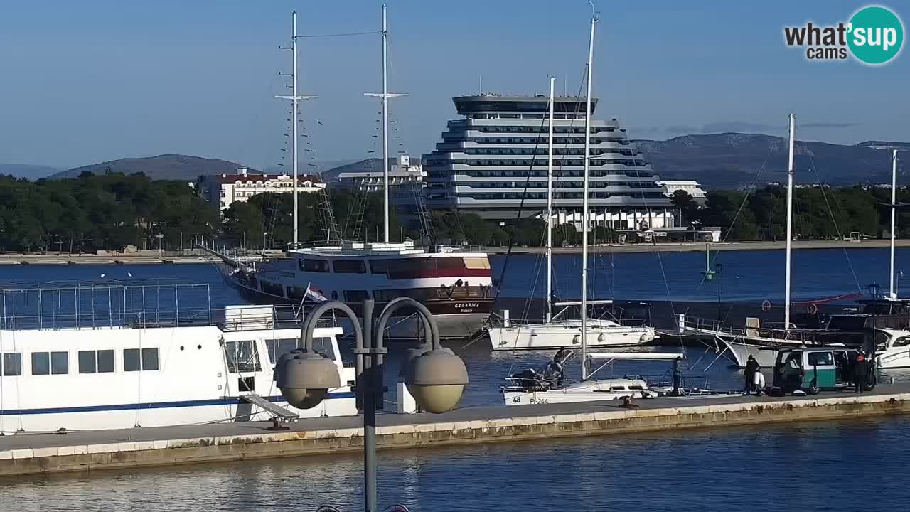 Vodice webcam – marina i meer