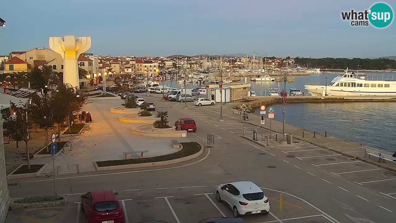 Vodice web kamera – marina i riva