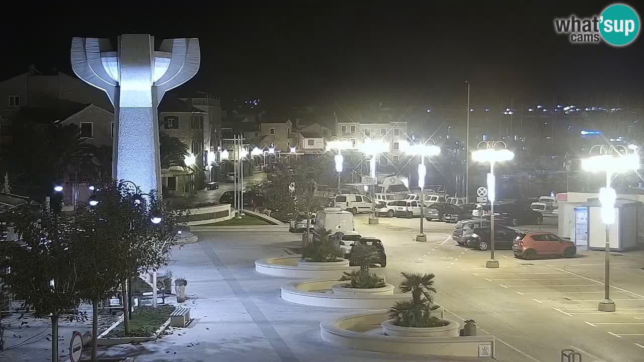 Vodice webcam live – front de mer