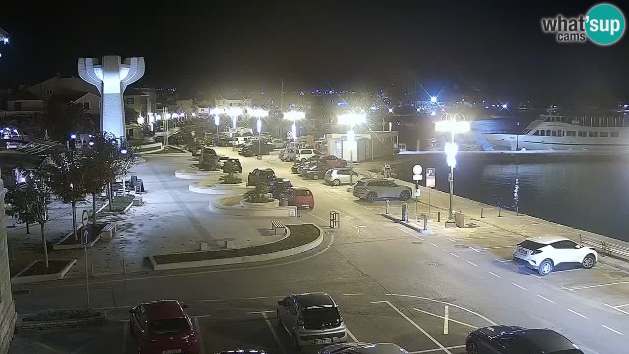 Vodice webcam live – front de mer