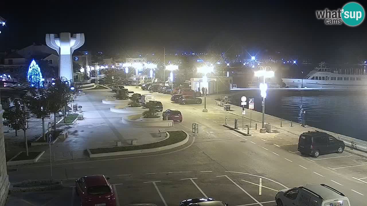 Vodice webcam – marina i meer