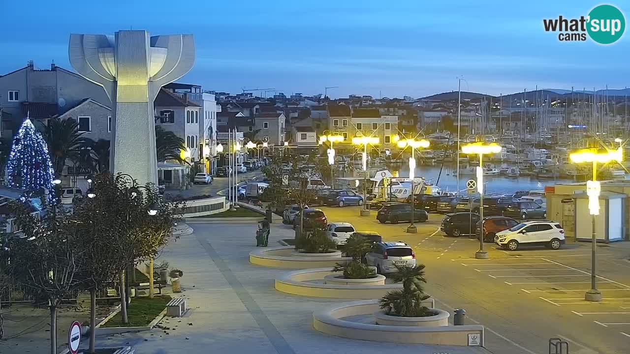 Vodice livecam – marina e il lungomare