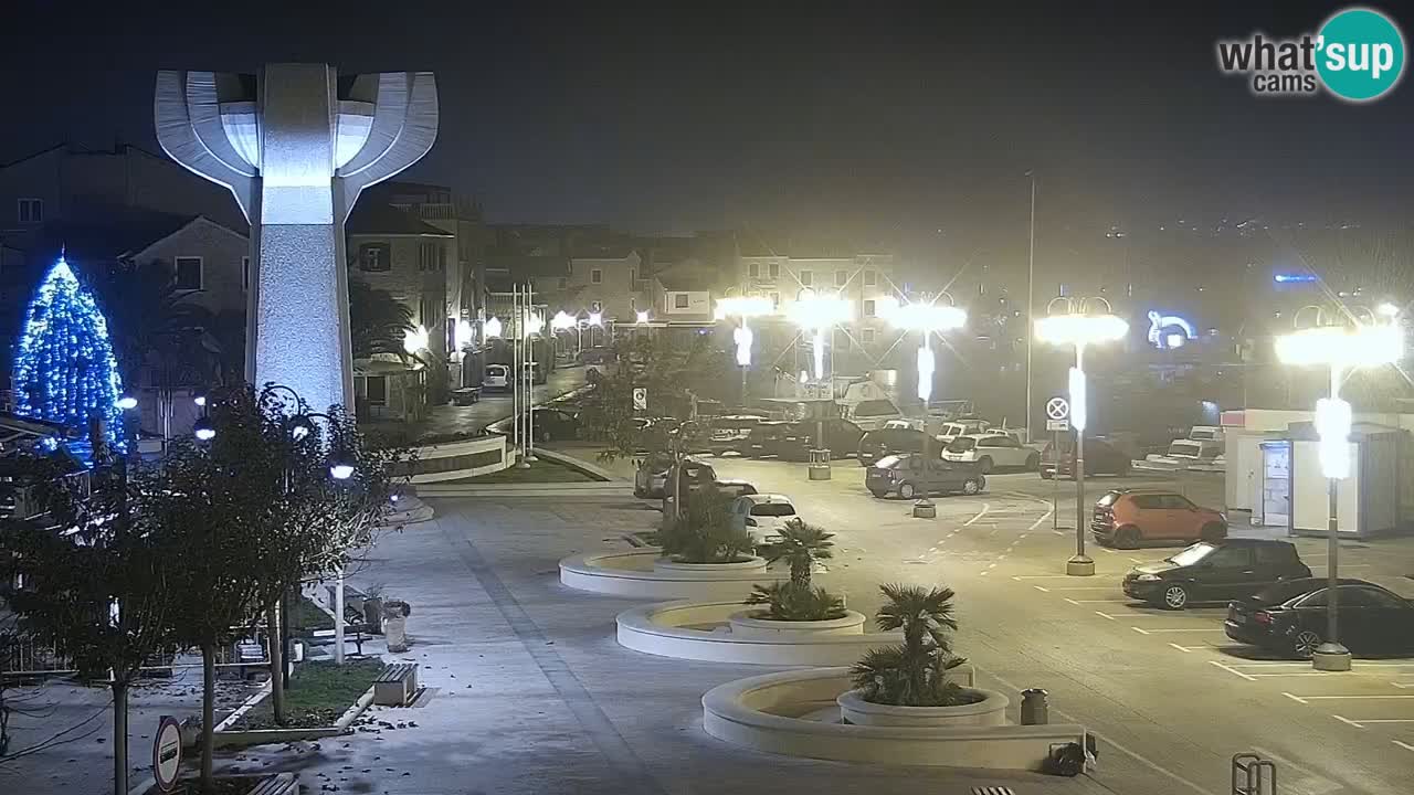 Vodice webcam – marina i meer