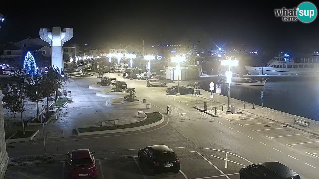 Vodice webcam live – front de mer