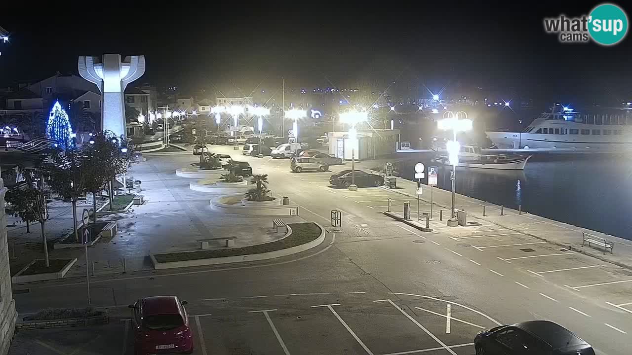 Vodice web kamera – marina i riva