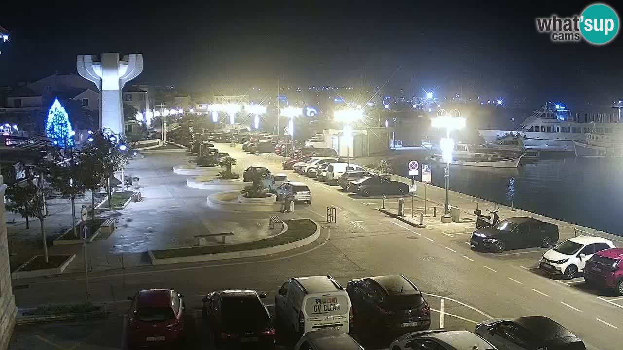 Vodice webcam live – front de mer