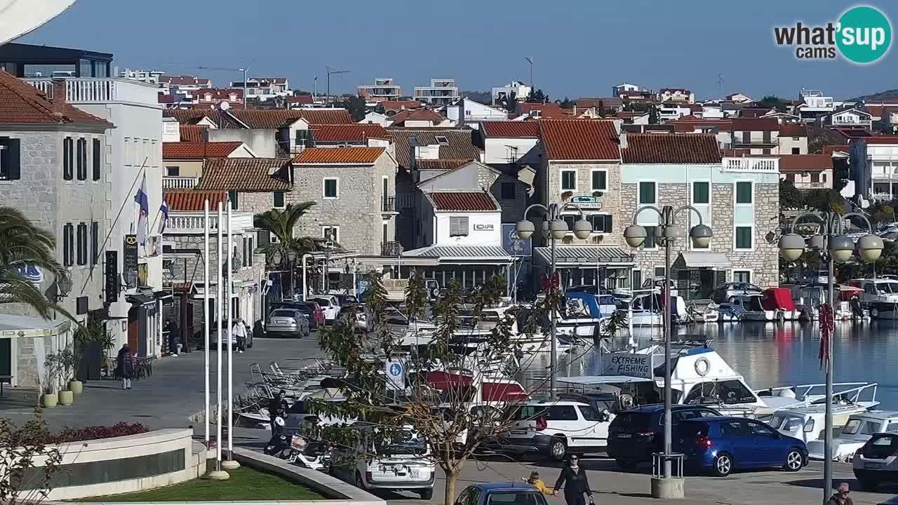 Vodice webcam live – front de mer