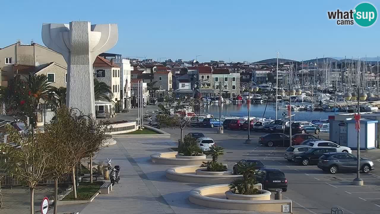 Vodice webcam live – front de mer