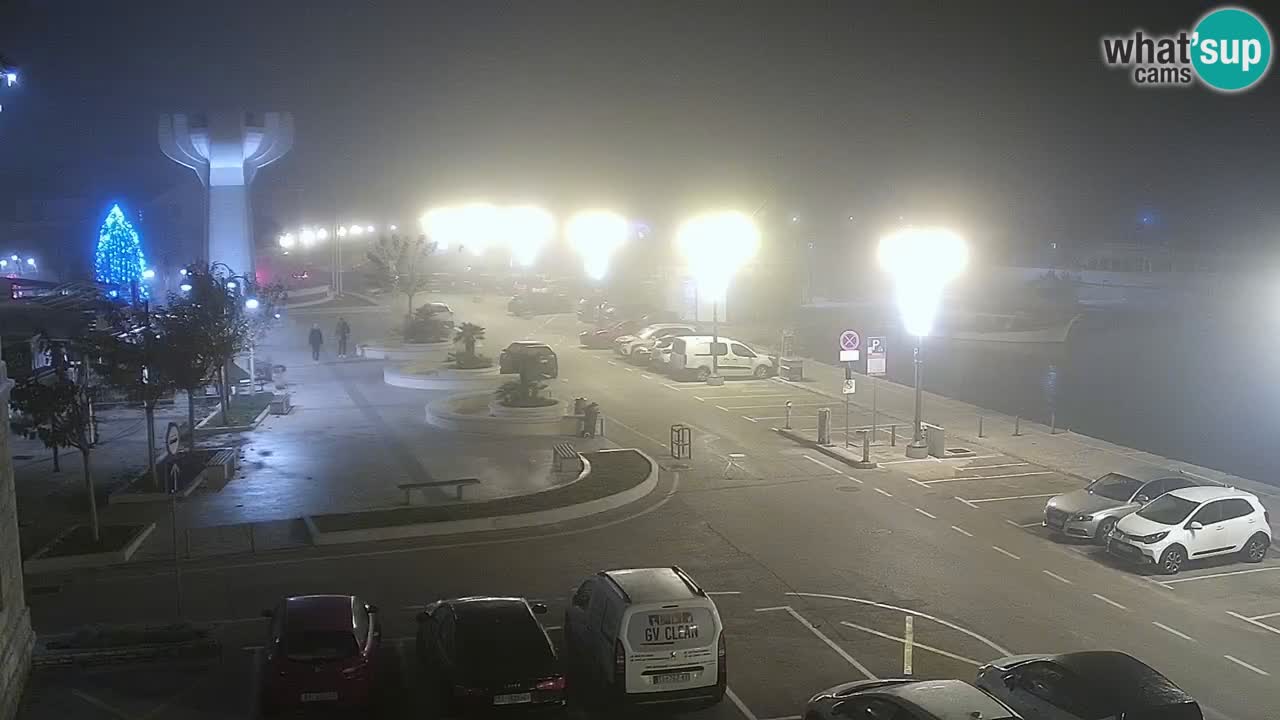 Vodice webcam live – front de mer