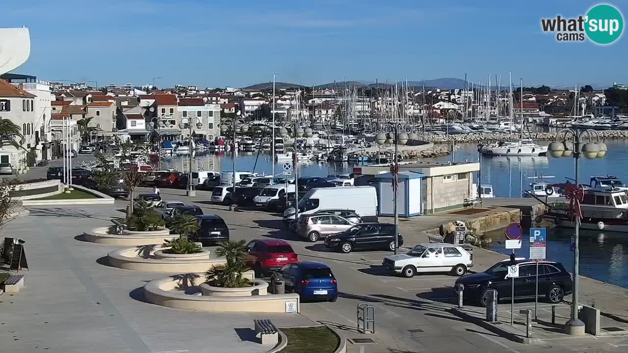 Vodice web kamera – marina i riva