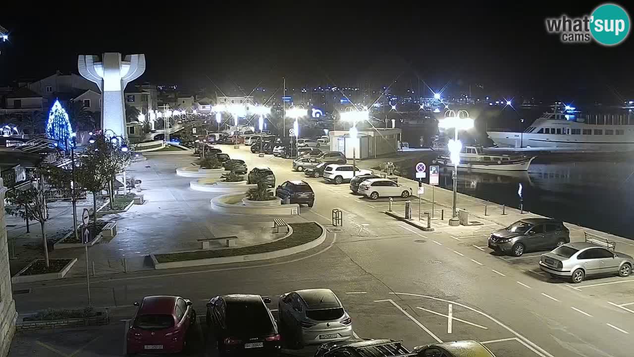 Vodice webcam live – front de mer