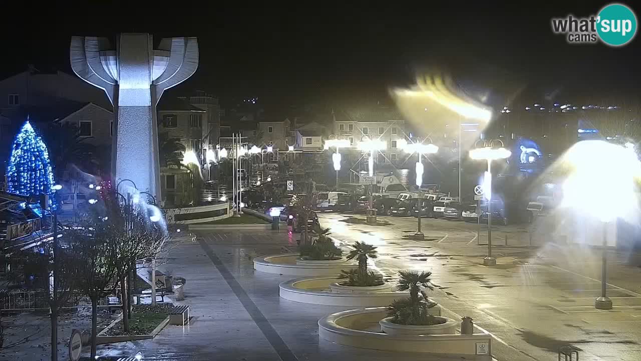 Vodice web kamera – marina i riva