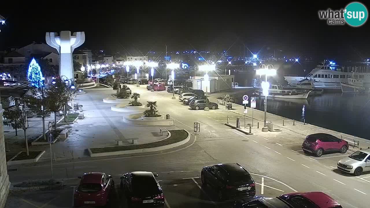 Vodice webcam – marina i meer