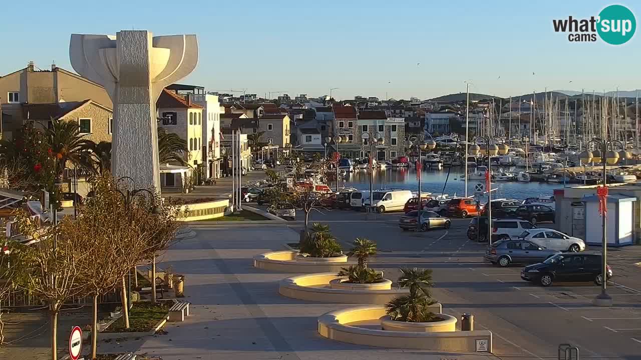 Vodice webcam – marina i meer