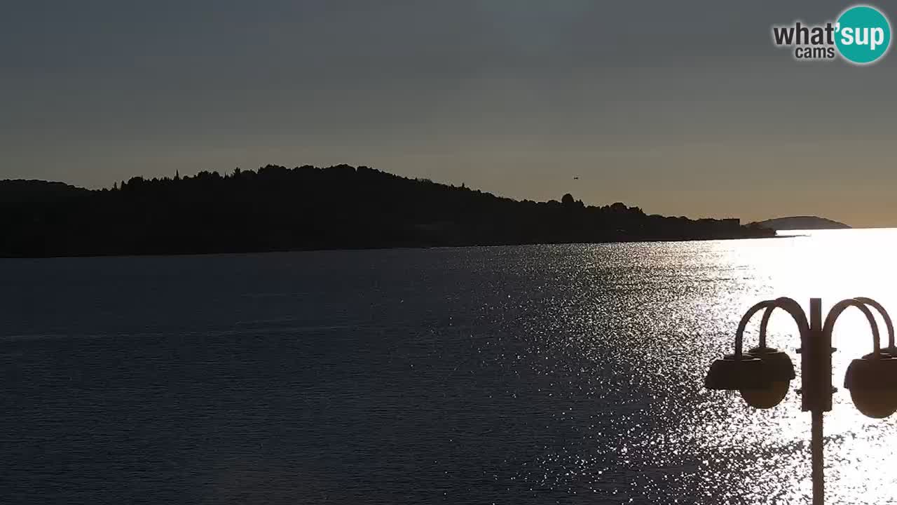 Vodice Live webcam – marina and  seafront