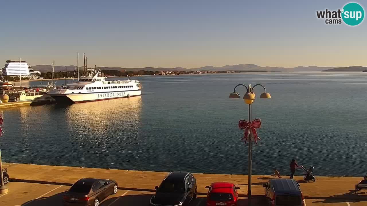 Vodice spletna kamera – marina in riva