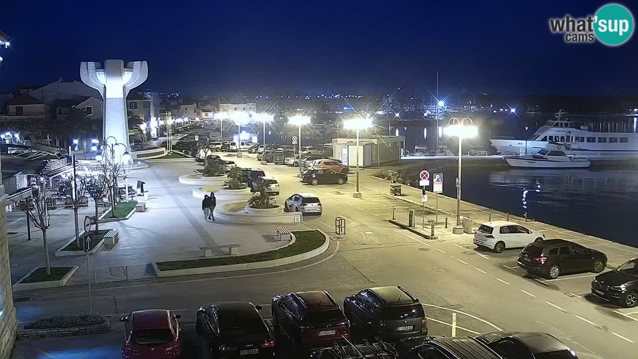 Vodice web kamera – marina i riva