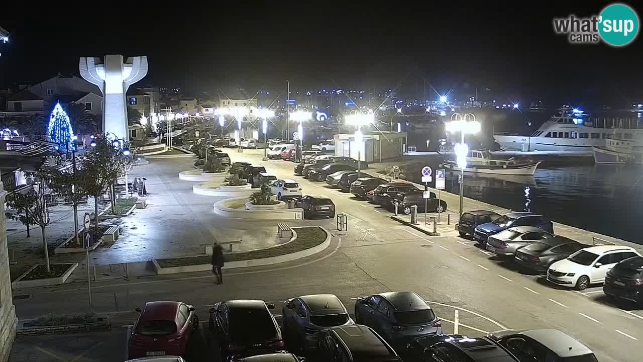 Vodice webcam live – front de mer