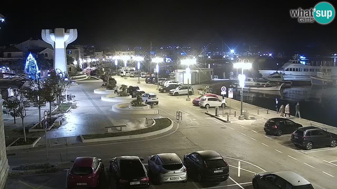 Vodice webcam live – front de mer