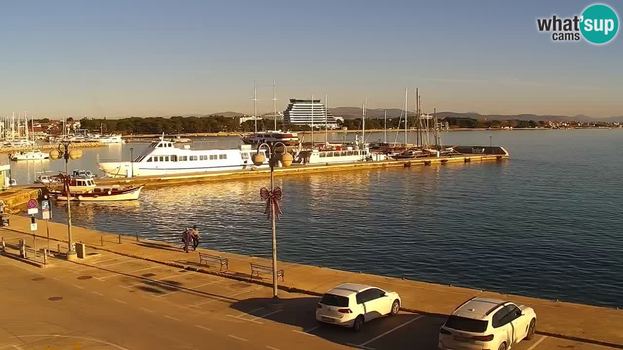 Vodice Live webcam – marina and  seafront