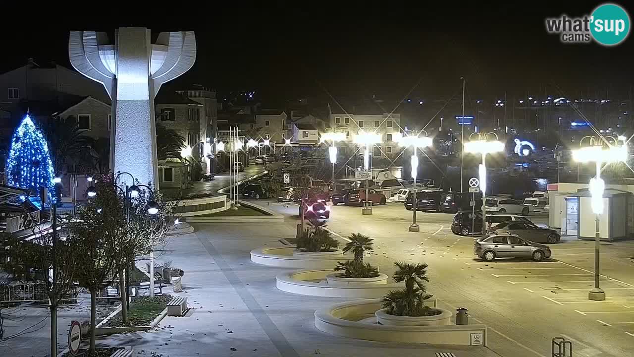 Vodice webcam – marina i meer
