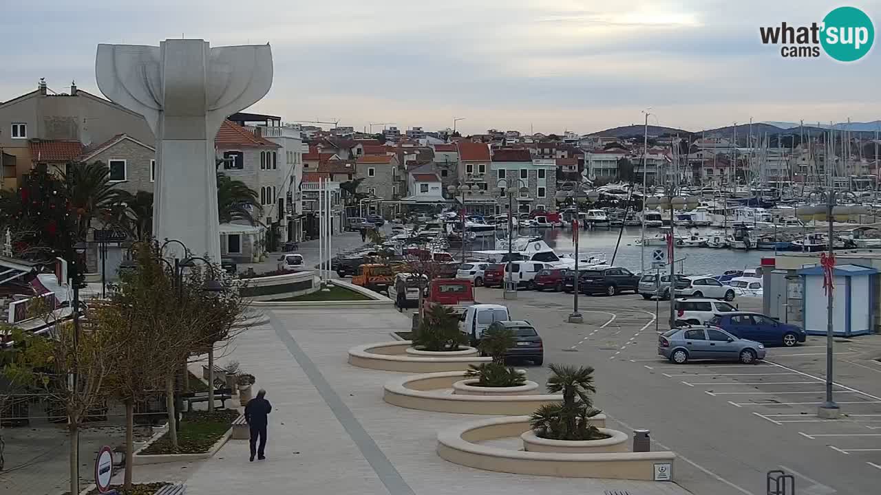 Vodice webcam – marina i meer