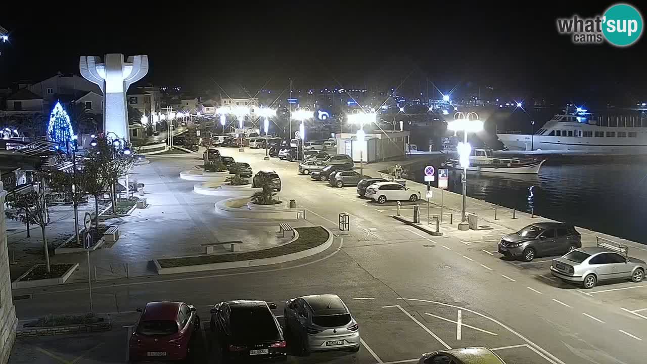 The blue beach in Vodice “Plava plaža”