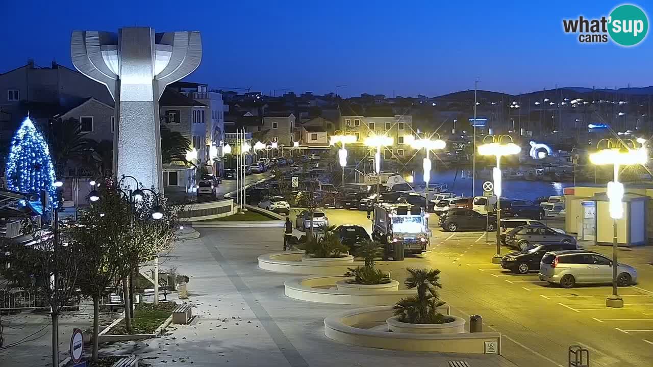 Vodice webcam – marina i meer