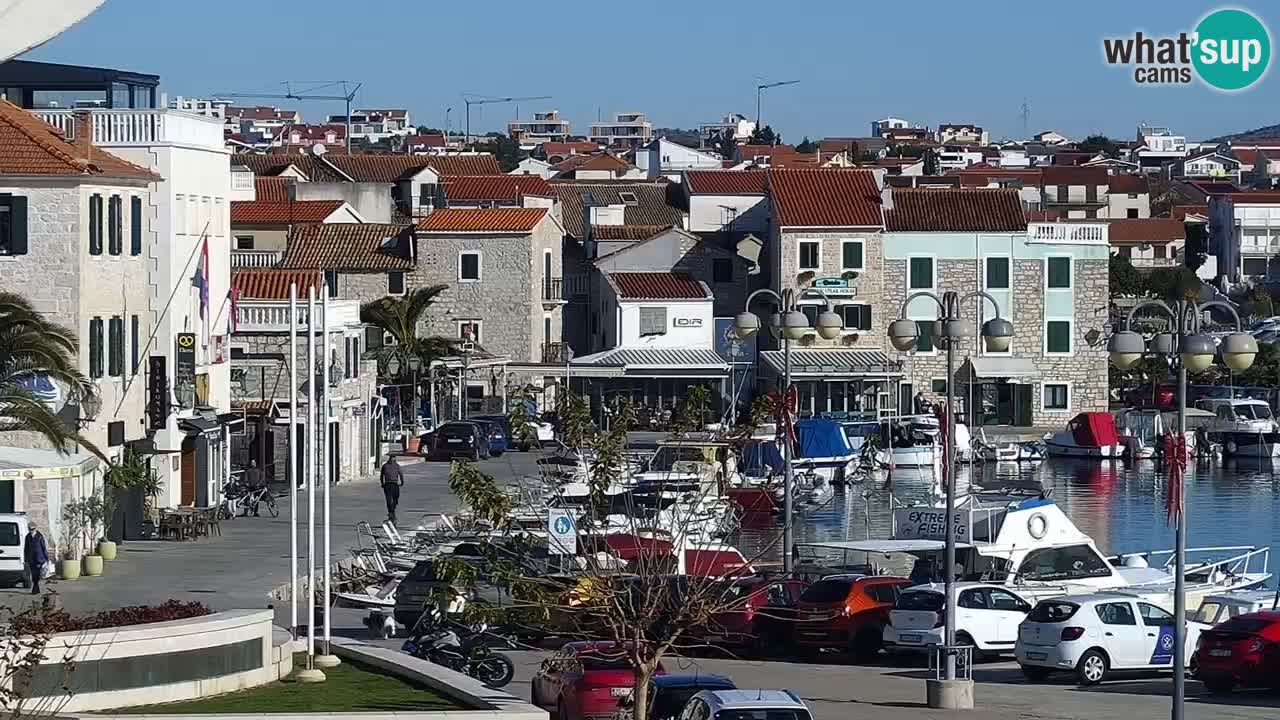 Vodice web kamera – marina i riva