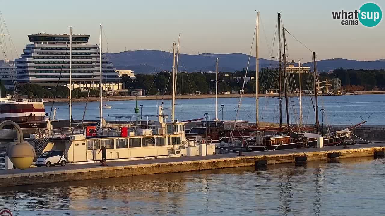 Vodice Live webcam – marina and seafront