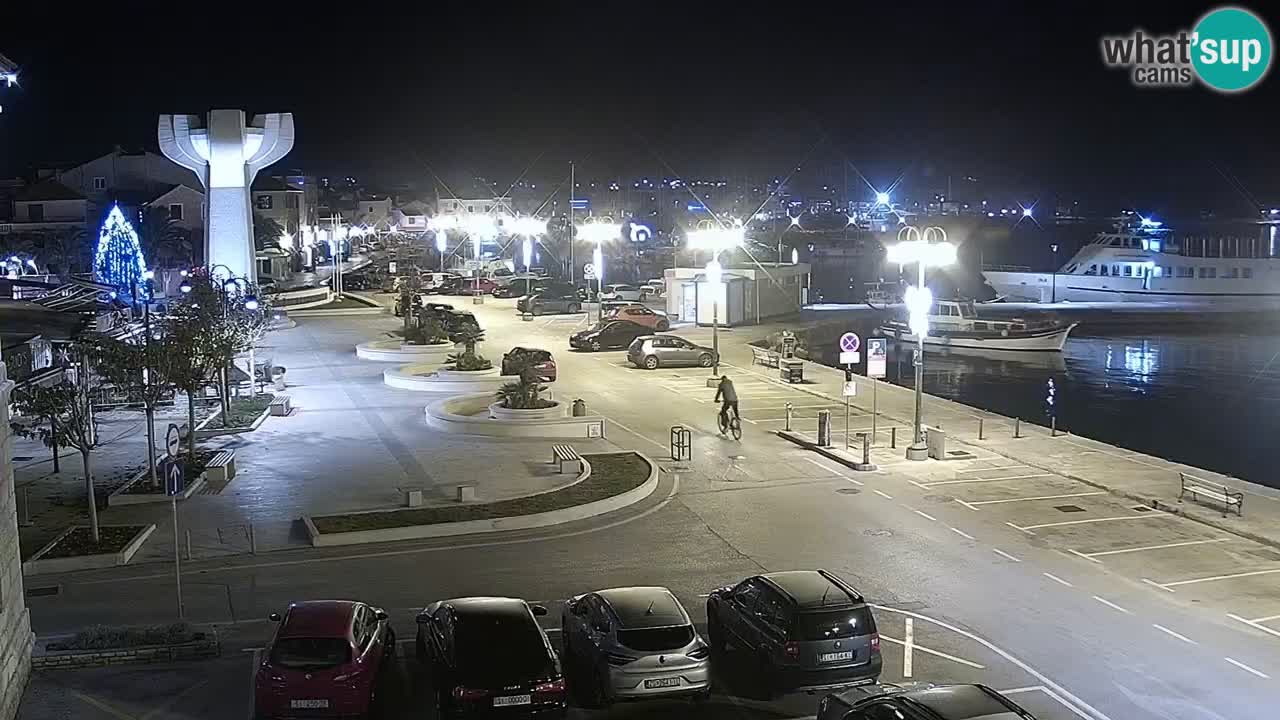 Vodice webcam – marina i meer