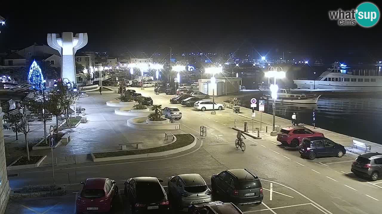 Vodice webcam – marina i meer