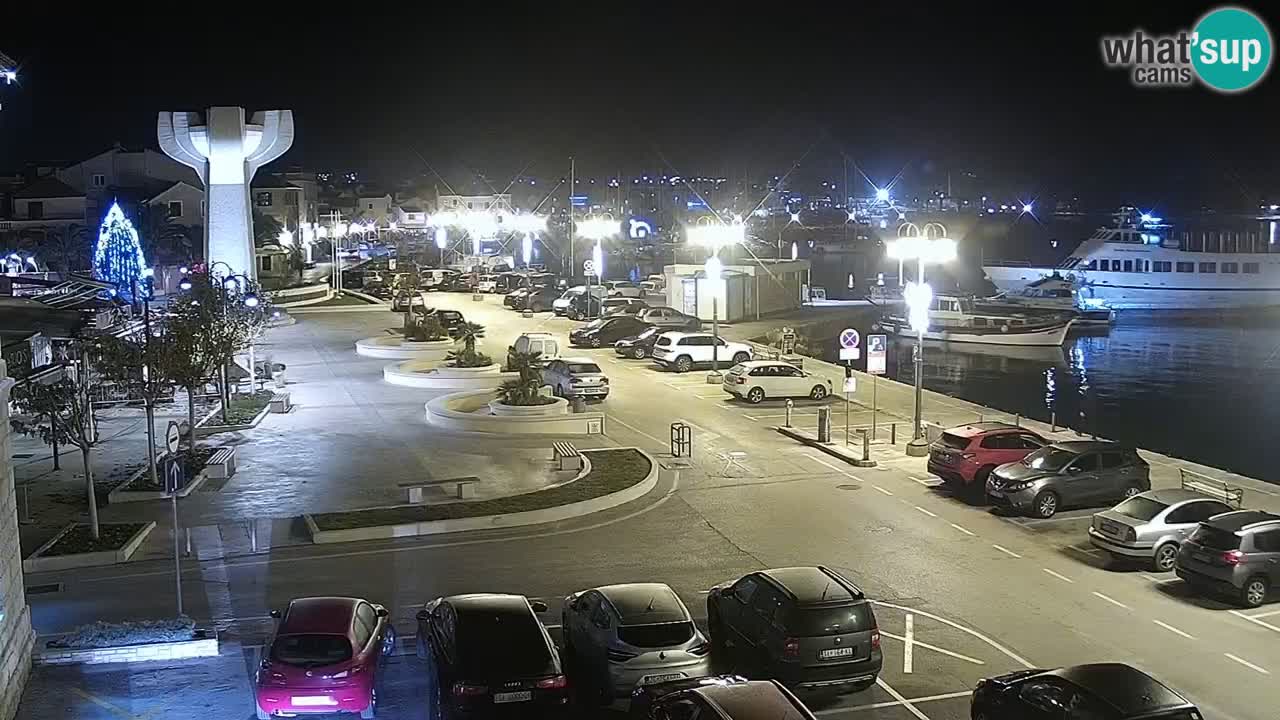 Vodice webcam – marina i meer