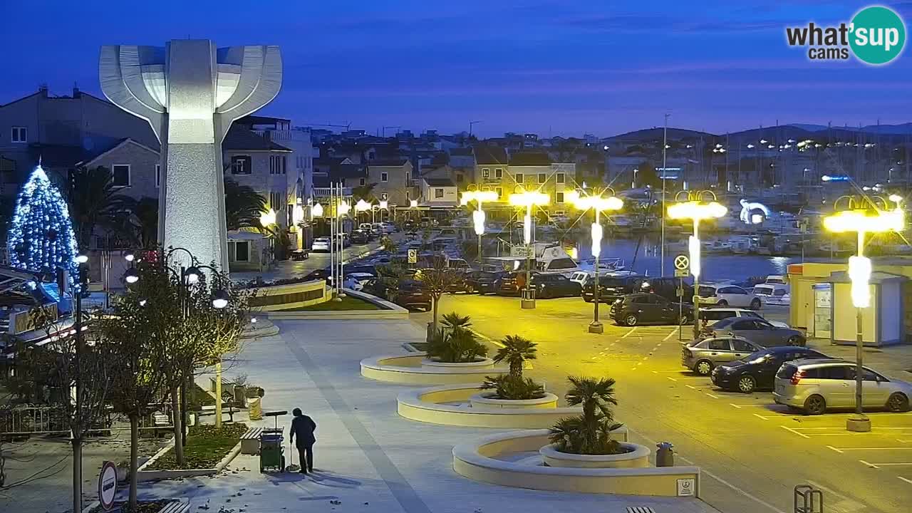 Vodice webcam – marina i meer