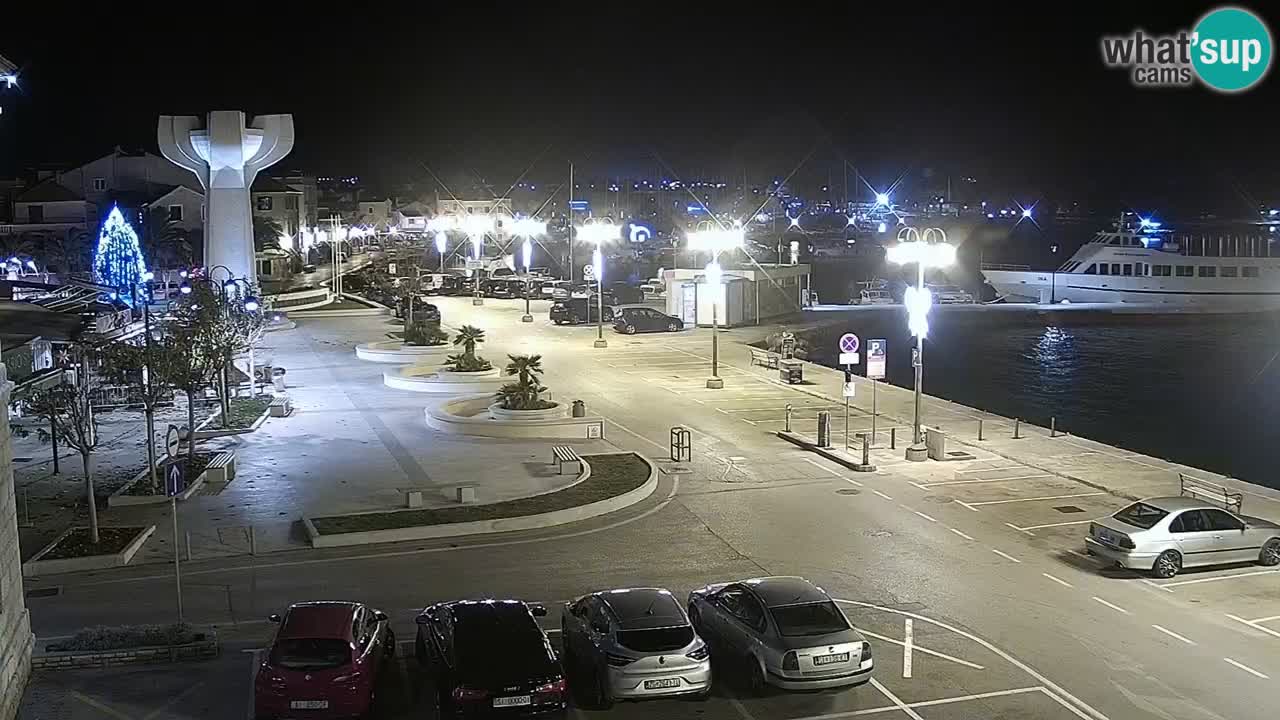 Vodice webcam live – front de mer