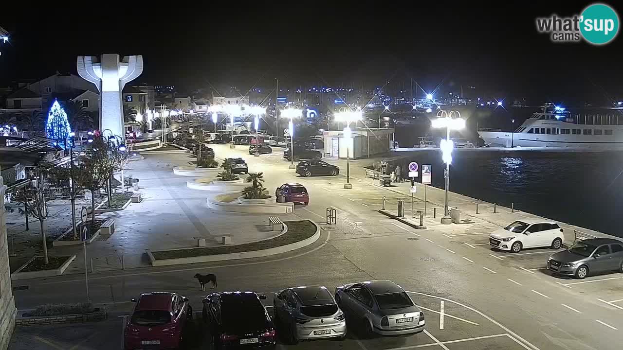 Vodice Live webcam – marina and seafront
