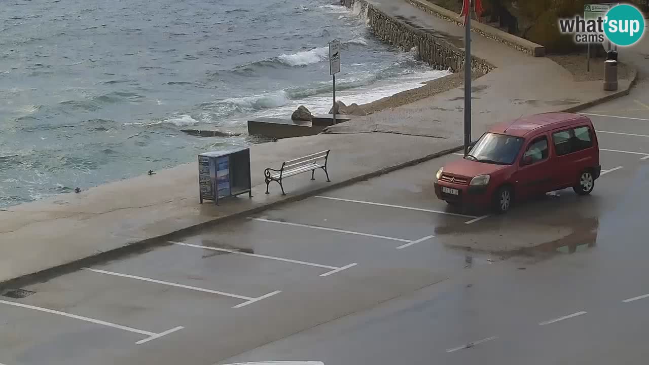 Vodice Live webcam – marina and  seafront