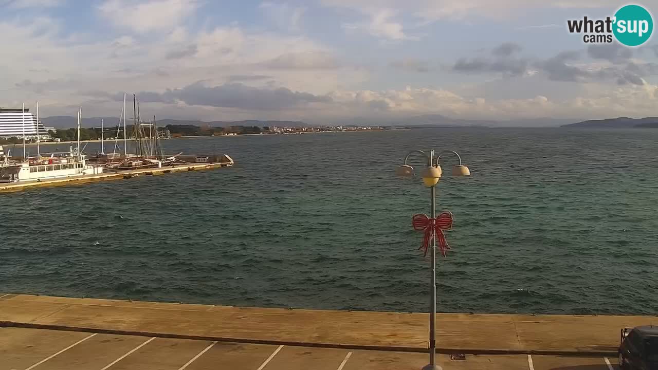 Vodice Live webcam – marina and  seafront