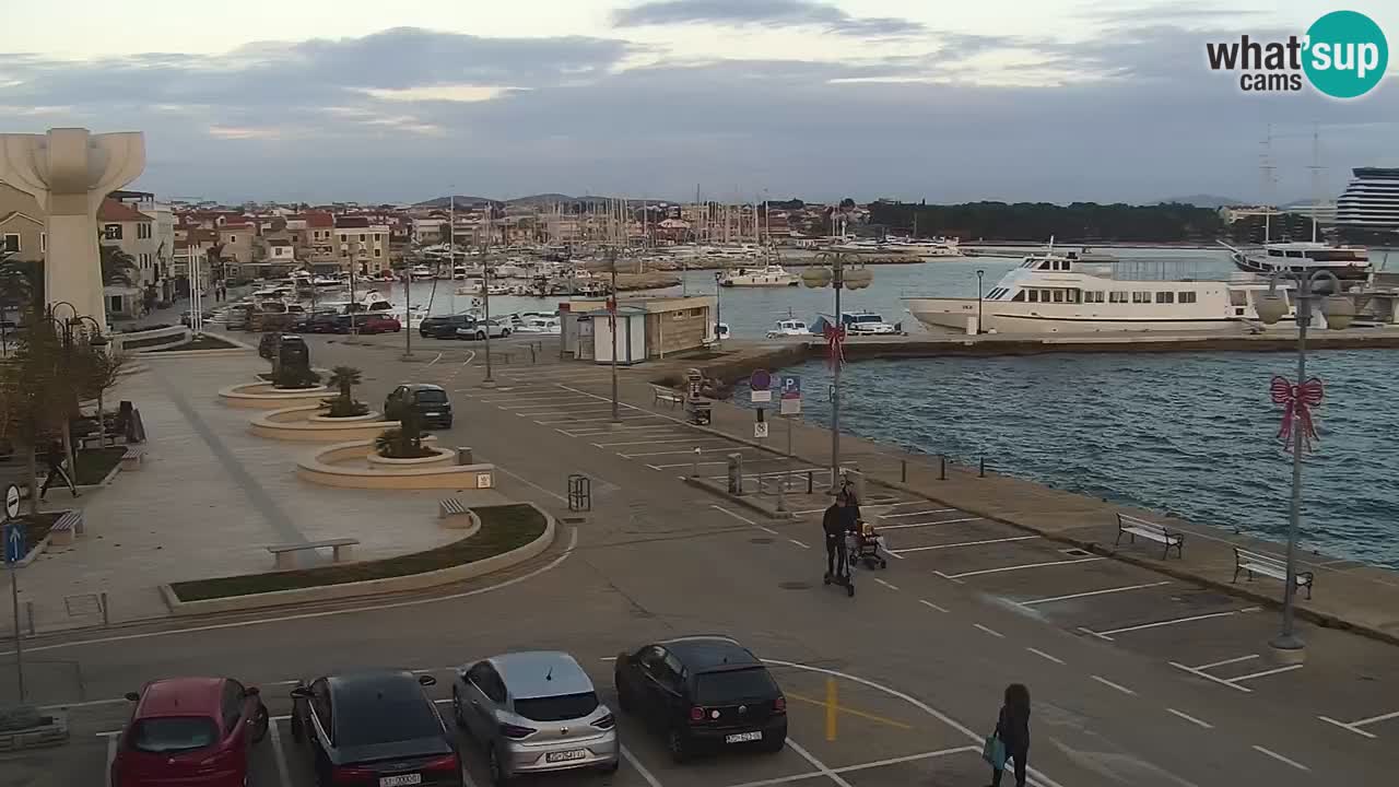 Vodice Live webcam – marina and  seafront