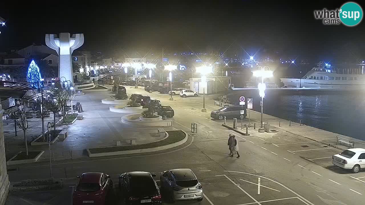 Vodice webcam – marina i meer