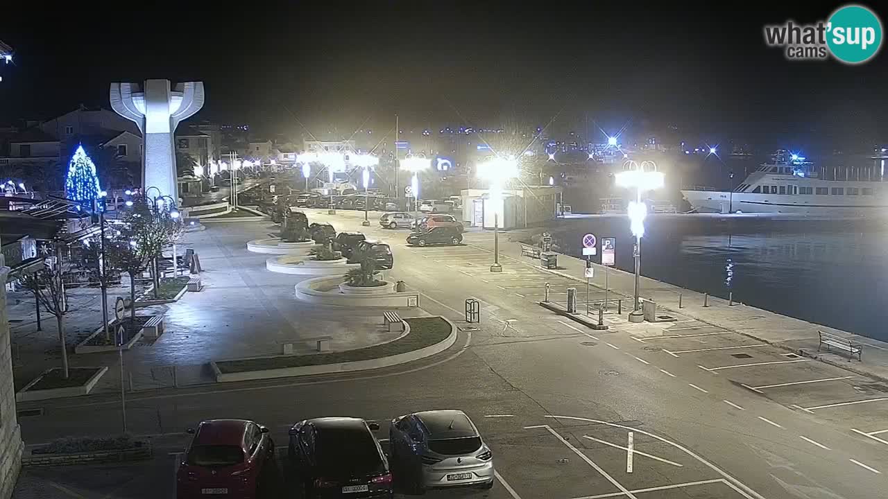 Vodice web kamera – marina i riva