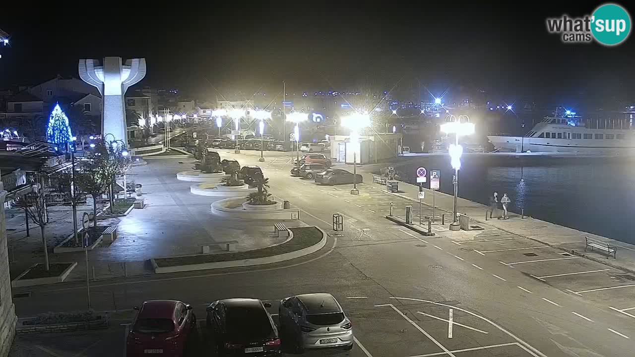 Vodice webcam live – front de mer