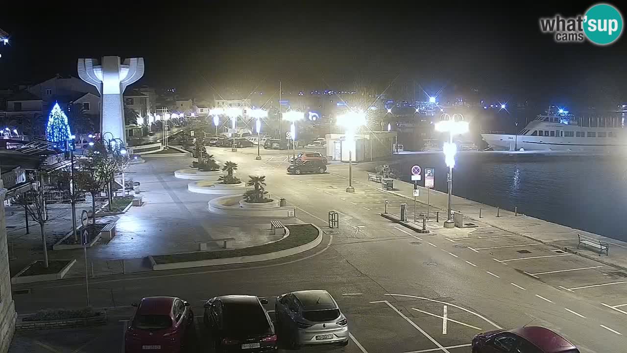 Vodice webcam – marina i meer